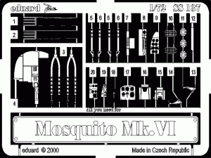 EDUARD SS137 - 1:72 Mosquito Mk.VI