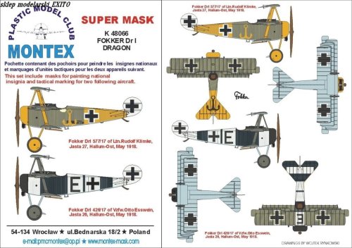 Go to product MONTEX K48066 - 1:48 Fokker Dr.I