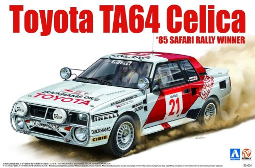 Go to product BEEMAX B24004 - 1:24 Toyota TA64 Celica 85 Safari Rally Winner