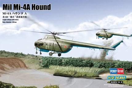Go to product HOBBY BOSS 87226 - 1:72 Mil Mi-4A Hound A