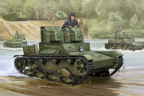 Go to product HOBBY BOSS 82494 - 1:35 Soviet T-26 Light Infantry Tank Mod.1931