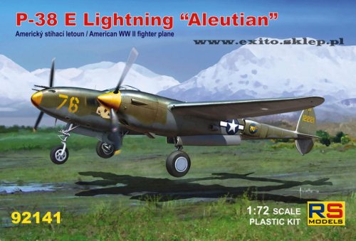 Go to product RS MODELS 92141 - 1:72 P-38 E Lightning - Aleutian