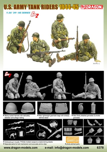 Go to product DRAGON 6378 - 1:35 U.S. Army Tank Riders 1944-45