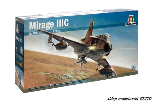 Go to product ITALERI 2505 - 1:32 Mirage IIIC