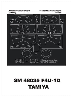 Go to product MONTEX SM48035 - 1:48 F4U-1A/D Corsair