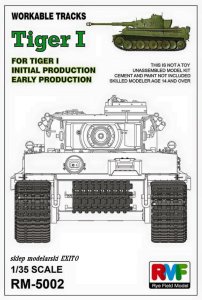 RYE FIELD MODEL 5002 - 1:35 Tiger I early production workable tracks