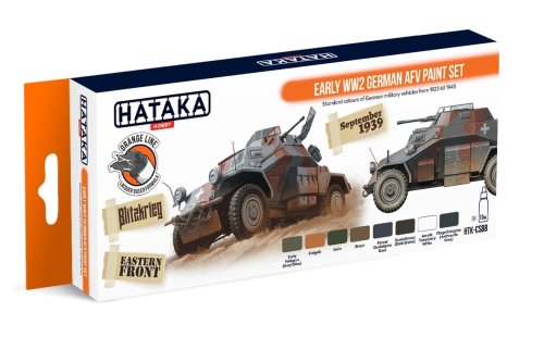 Go to product HATAKA CS88 - Early WW2 German AFV paint set