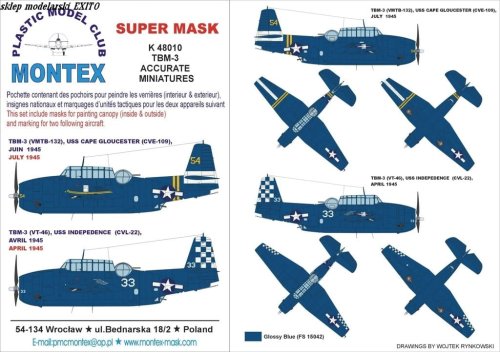 Go to product MONTEX K48010 - 1:48 TBM-3 Avenger