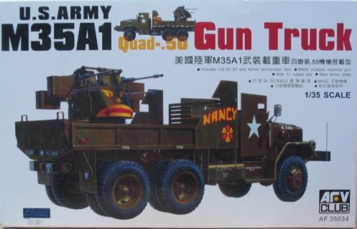 Go to product AFV CLUB 35034 - 1:35 M35A1 Gun Truck Vietnam War