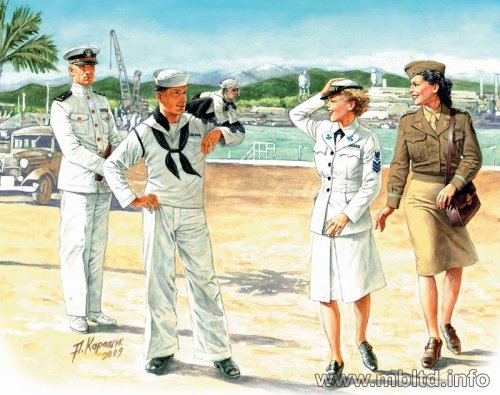 Go to product MASTER BOX 3556 - 1:35 Women at war - US Navy Waves