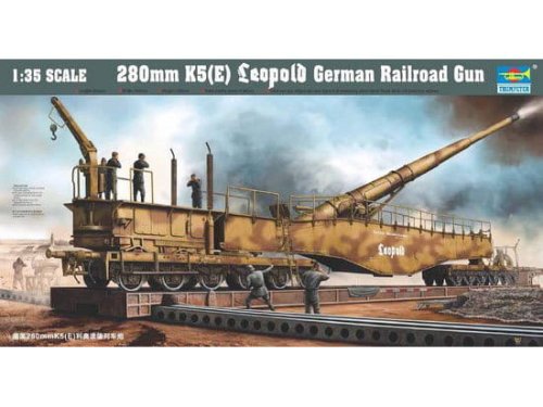 Go to product TRUMPETER 00207 - 1:35 280mm K5(E) Leopold German Railroad Gun
