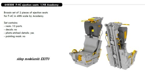 Go to product EDUARD 648208 - 1:48 F-4C ejection seats