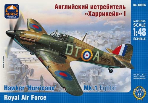 Go to product ARK MODELS 48026 - 1:48 Hawker Hurricane Mk.I