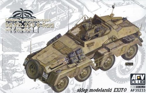 Go to product AFV CLUB 35233 - 1:35 Sd.Kfz 233 8-Rad w / 7,5cm Gun - Schwerer Panzerspahwagen