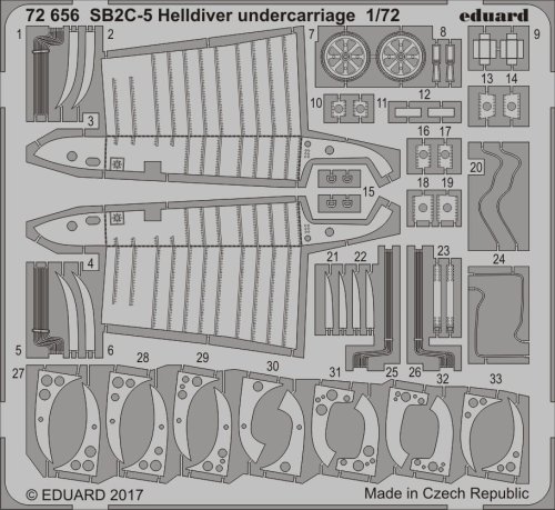 Go to product EDUARD 72656 - 1:72 SB2C-5 Helldiver undercarriage