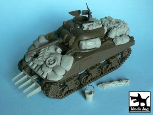 BLACK DOG T48003 - 1:48 US Sherman accessories set