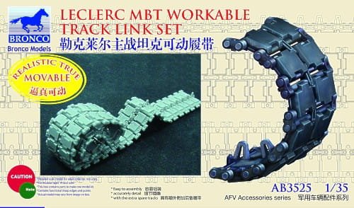 Go to product BRONCO AB 3525 - 1:35 French Leclerc MBT Workable Track Link Set
