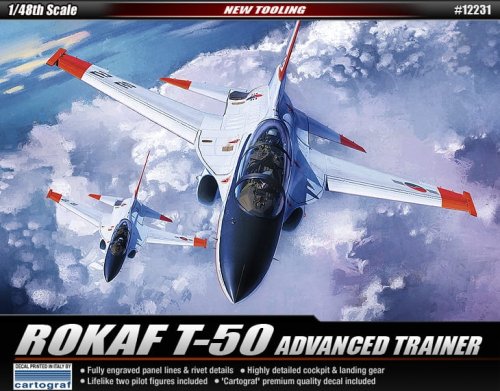 Go to product ACADEMY 12231 - 1:48 ROKAF T-50 Advanced Trainer