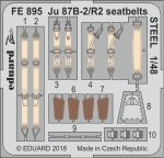 EDUARD FE895 - 1:48 Ju 87B-2/R2 seatbelts - Steel