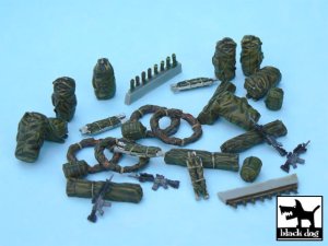 BLACK DOG T48035 - 1:48 US modern equipment 1 accessories set