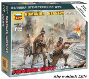 ZVEZDA 6163 - 1:72 Romanian Infantry 1939-1945