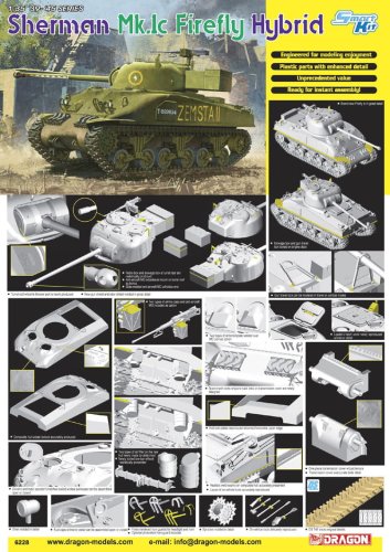 Go to product DRAGON 6228 - 1:35 Sherman Firefly I c Hybrid