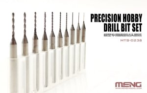 MENG MODEL MTS023A - Precision Hobby Drill Bit Set - zestaw 10 wierteł
