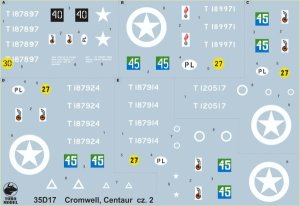 TORO MODEL 35D17 - 1:35 Cromwell & Centaur tanks in Polish service vol.2