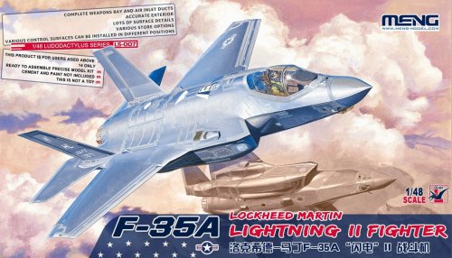 Go to product MENG MODEL LS007 - 1:48 F-35 A Lightning II