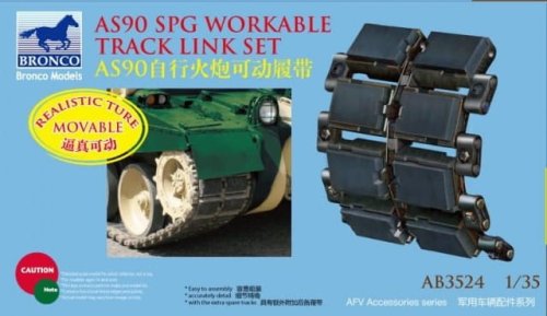 Go to product BRONCO AB 3524 - 1:35 AS90 SPG Workable Track Link Set