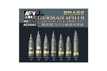Go to product AFV CLUB AG 35043 - 1:35 German sFH18 15cm Howitzer Ammo Set