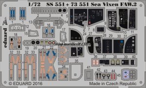 EDUARD SS551 - 1:72 Sea Vixen FAW.2
