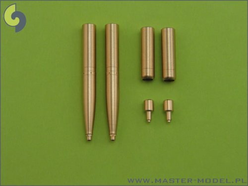 Go to product MASTER AM-32-020 - 1:32 Barrels for British Hispano 20mm and km Browning 12,7mm Spitfire wing type E late type