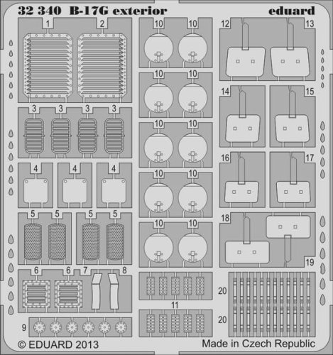 Go to product EDUARD 32340 - 1:32 B-17G exterior