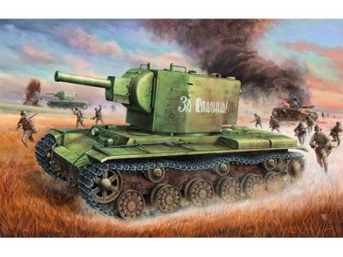 Go to product TRUMPETER 00312 - 1:35 Russia KV-2 Tank