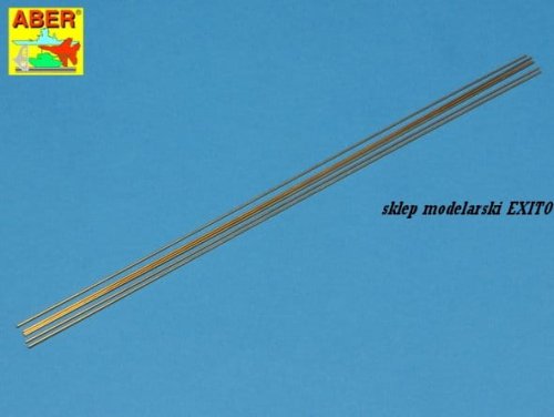 Go to product ABER BR08 - Brass round rods 0,80 mm length 250 mm x 6 pcs.