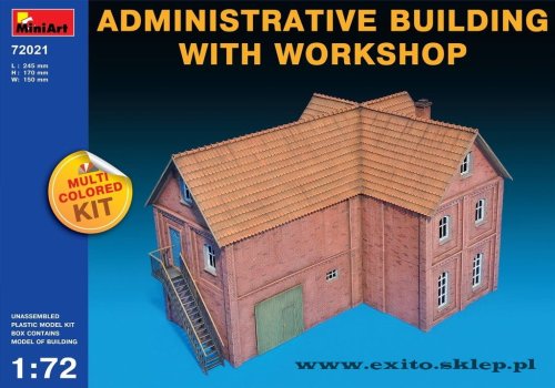 Go to product MINIART 72021 - 1:72 Administrative Building with Workshop