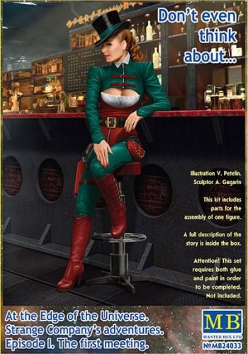 Go to product MASTER BOX 24033 - 1:24 Dont even think about - At the Edge Universe, Strange Company adventures, Episode I , the first meeting