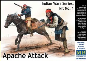MASTER BOX 35188 - 1:35 Apache Attack - Indian Wars Series kit No.1