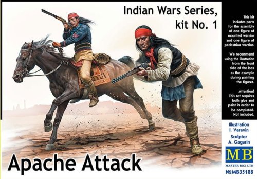 Go to product MASTER BOX 35188 - 1:35 Apache Attack - Indian Wars Series kit No.1