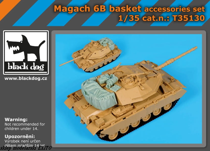 Go to product BLACK DOG T35130 - 1:35 Magach 6B basket accessories set