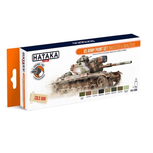 Go to product HATAKA CS99 - US Army Masster&Dualtex paint set