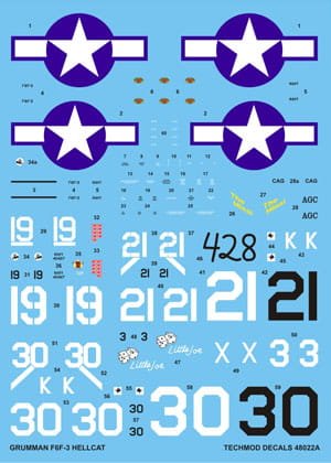 Go to product TECHMOD 48022 - 1:48 F6F-3 Hellcat