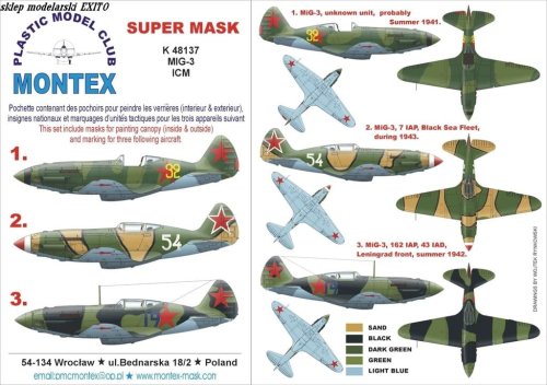 Go to product MONTEX K48137 - 1:48 MiG-3