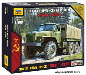 ZVEZDA 7417 - 1:100 Ural 4320 - Soviet army truck