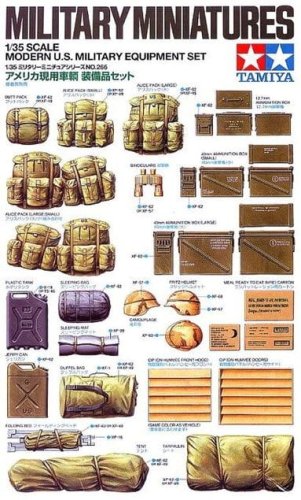 Go to product TAMIYA 35266 - 1:35 Modern US Military Equipment Set