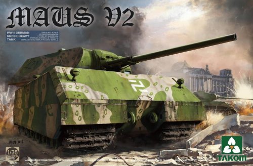 Go to product TAKOM 2050 - 1:35 Maus V2 WWII German Super Heavy Tank