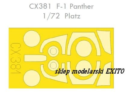 Go to product EDUARD CX381 - 1:72 F-1 Panther