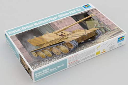 Go to product TRUMPETER 01587 - 1:35 Krupp / Ardelt Waffentrager 88 mm PAK-43