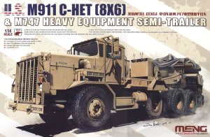 MENG MODEL SS013 - 1:35 US M911 C-HET (8x6) & M747 Heavy Equipment Semi-Trailer